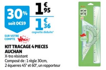 Auchan Kit Tracage 4 Pieces