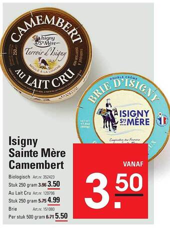 Isigny sainte mère camembert