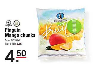 Sligro Pinguin mango chunks aanbieding