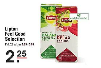 Sligro Lipton feel good selection aanbieding