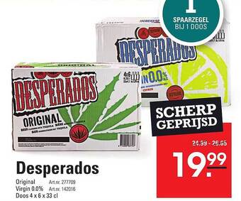 Sligro Desperados aanbieding