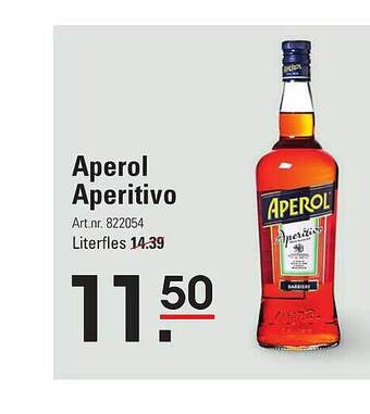 Sligro Aperol aperitivo aanbieding