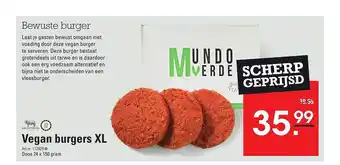 Sligro Vegan burgers xl aanbieding