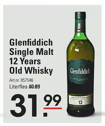 Glenfiddich single malt 12 years old whisky