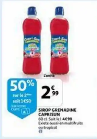 Sirop grenadine caprisun 60cl