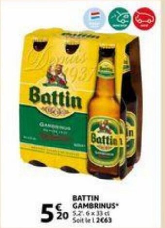 Auchan Battin gambrinus aanbieding