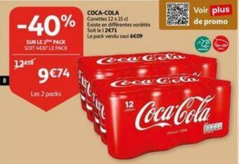 Auchan Coca-cola aanbieding