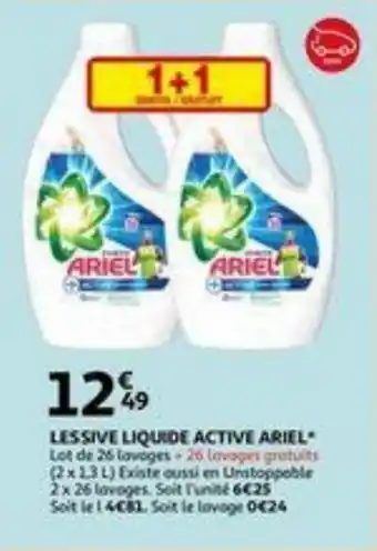 Lessive liquide active ariel