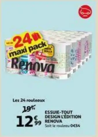 Auchan Essui-tout design l'edition renova aanbieding
