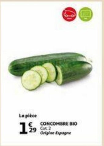Auchan Concombre bio aanbieding