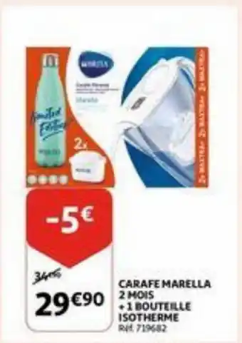 Carafe marella 2 mois + 1 bouteille isotherme