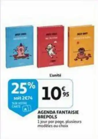 Agenda fantaisie brepols