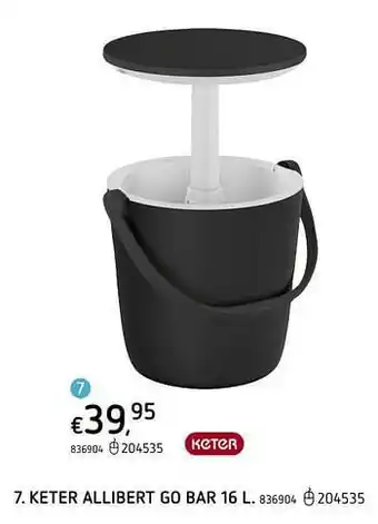 Dreamland Keter allibert go bar aanbieding