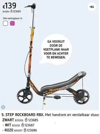 Step rockboard rbx zwart