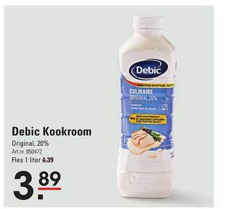 Sligro Debic kookroom aanbieding