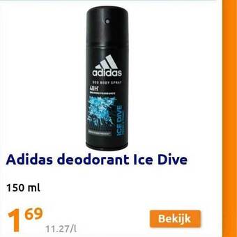 Action Adidas deodorant ice dive aanbieding