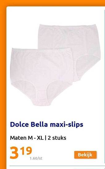 Action Dolce bella maxislips aanbieding
