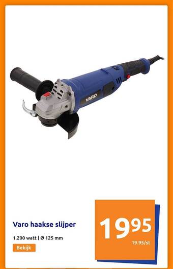 Action Varo haakse slijper aanbieding