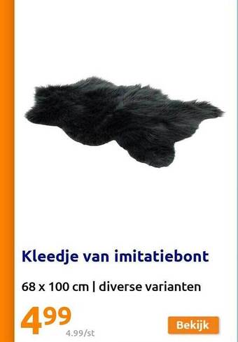 Kleedje van imitatiebont