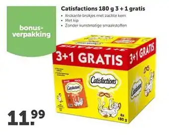 Catisfactions 180 g 3 + 1 gratis