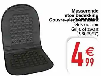 Cora Masserende stoelbedekking couvre-siège massant carpoint aanbieding