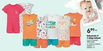 Babyonesie of 2-delige babyset