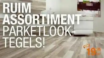 Cevo Ruim assortiment parketlook-tegels aanbieding