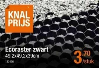Cevo Ecoraster zwart aanbieding