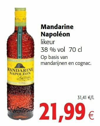Colruyt Mandarine napoléon likeur aanbieding