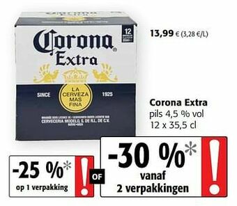 Colruyt Corona extra pils aanbieding