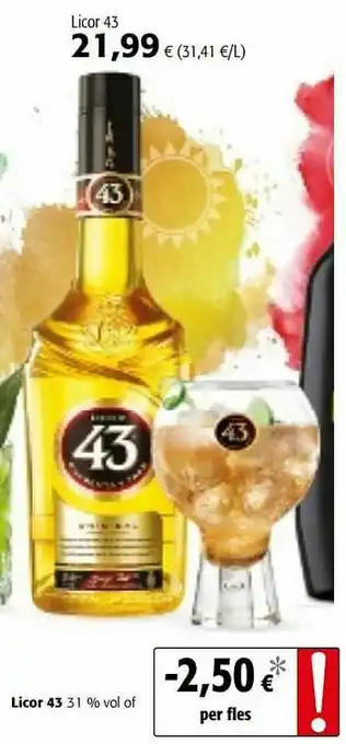 Colruyt Licor 43 aanbieding