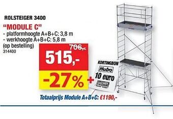 Hubo Rolsteiger 3400 module c aanbieding