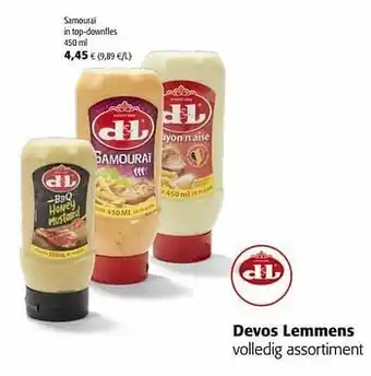 Colruyt Devos lemmens samouraï aanbieding