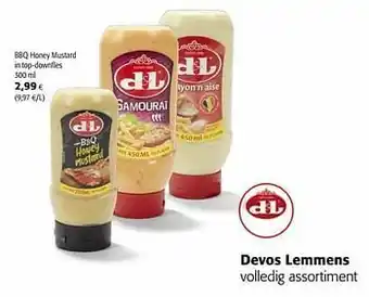 Colruyt Devos lemmens bbq honey mustard aanbieding