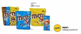 Colruyt M+m`s large peanut aanbieding