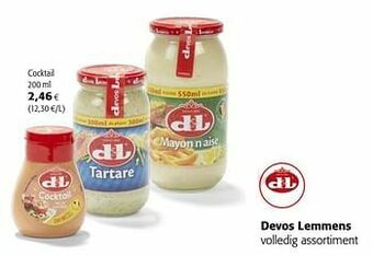 Colruyt Devos lemmens cocktail aanbieding