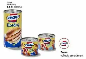 Colruyt Zwan hotdog aanbieding