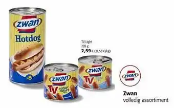 Colruyt Zwan tv light aanbieding