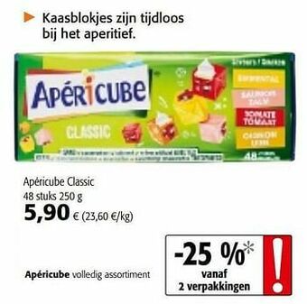 Colruyt Apéricube classic aanbieding