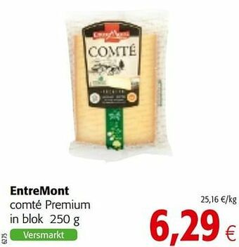 Colruyt Entremont comté premium aanbieding