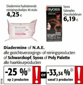 Diadermine hydraterende reinigingsdoekjes