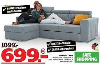 Seats and Sofas Hoeksalon chase aanbieding