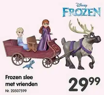 Frozen slee met vrienden