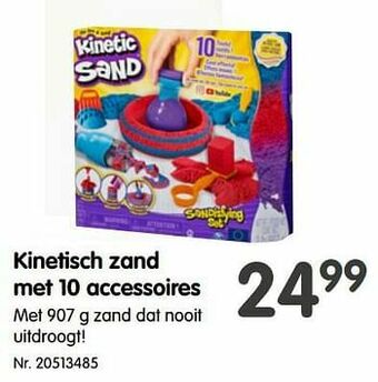 Fun Kinetisch zand met 10 accessoires aanbieding