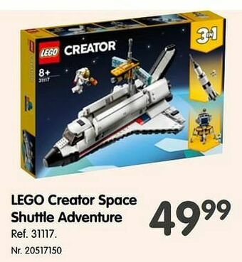 Fun Lego creator space shuttle adventure aanbieding