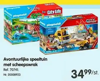 Avontuurlijke speeltuin met scheepswrak