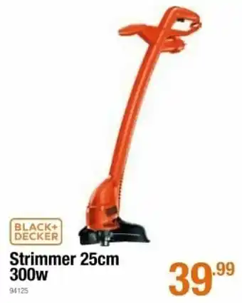 Cevo Black + decker strimmer aanbieding