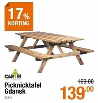 Cevo Picknicktafel gdansk aanbieding