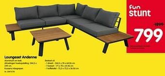 Fun Loungeset andenne aanbieding