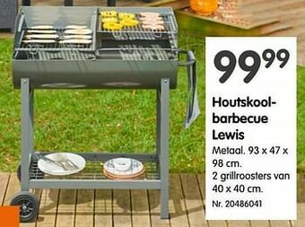 Houtskoolbarbecue lewis